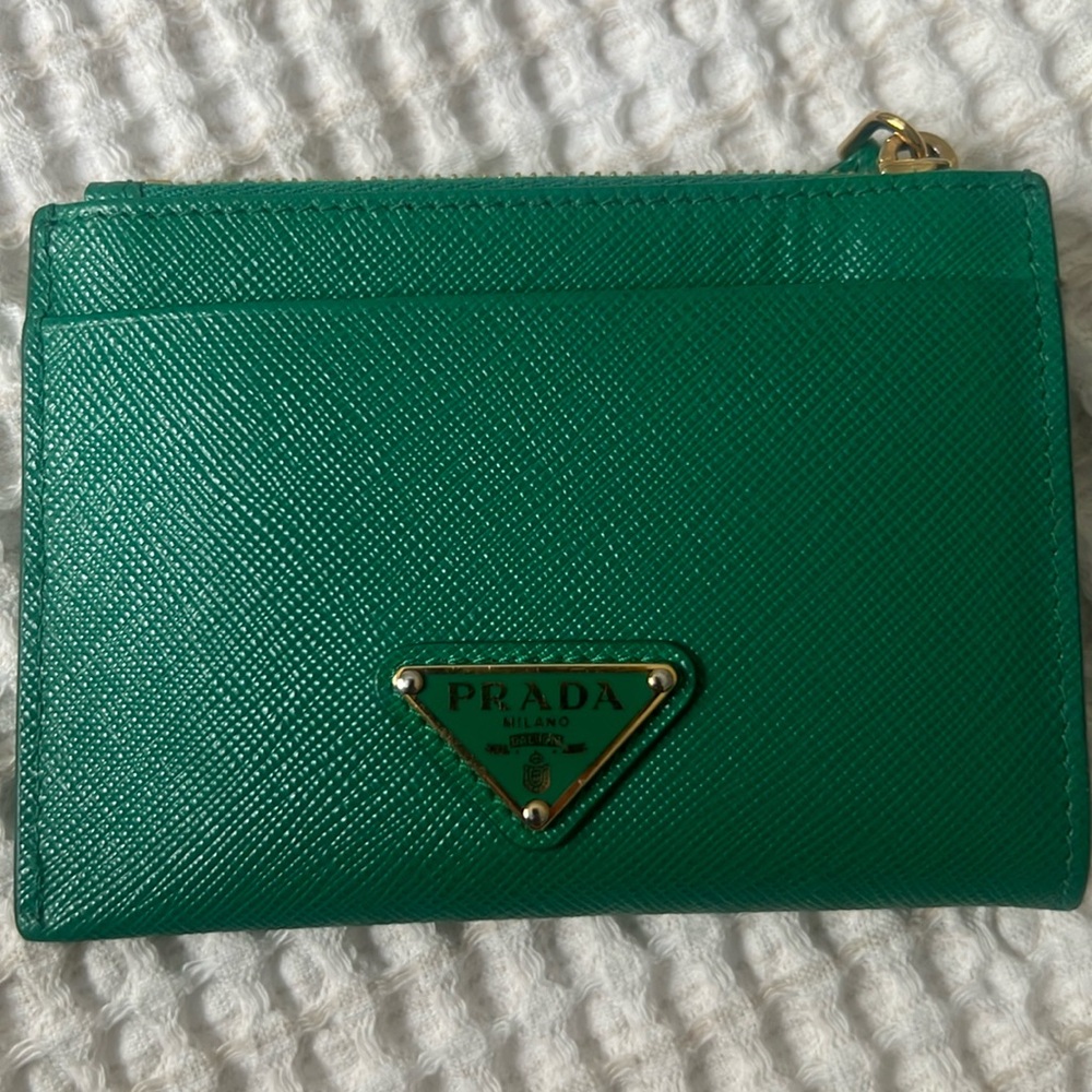 Prada Card Holder with Zipper